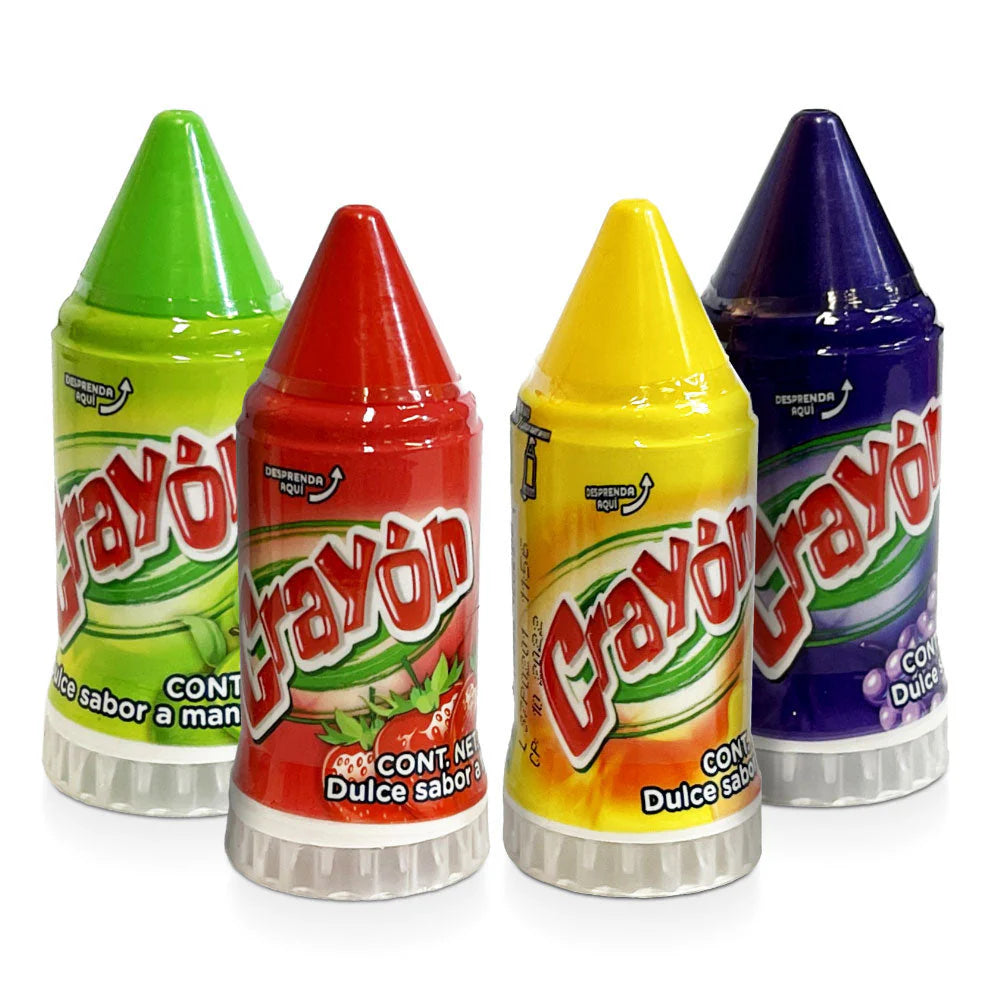 Lorena Crayon Mix 10Ct Mexican Candy POS - Dulceria Mexicana "El Toto"