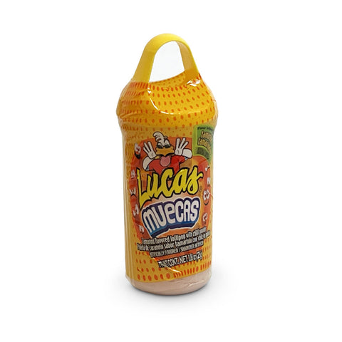 lucas muecas tamarind lollipops with chili powder 10ct authentic Mexican candy