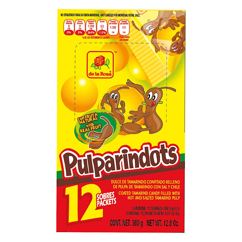 Pulparindots Original 12ct Mexican Candy
