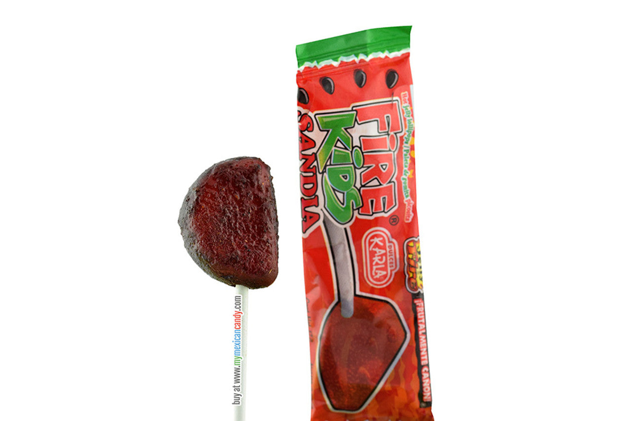 Karla Fire Kids Sandia 24ct Watermelon Mexican Candy