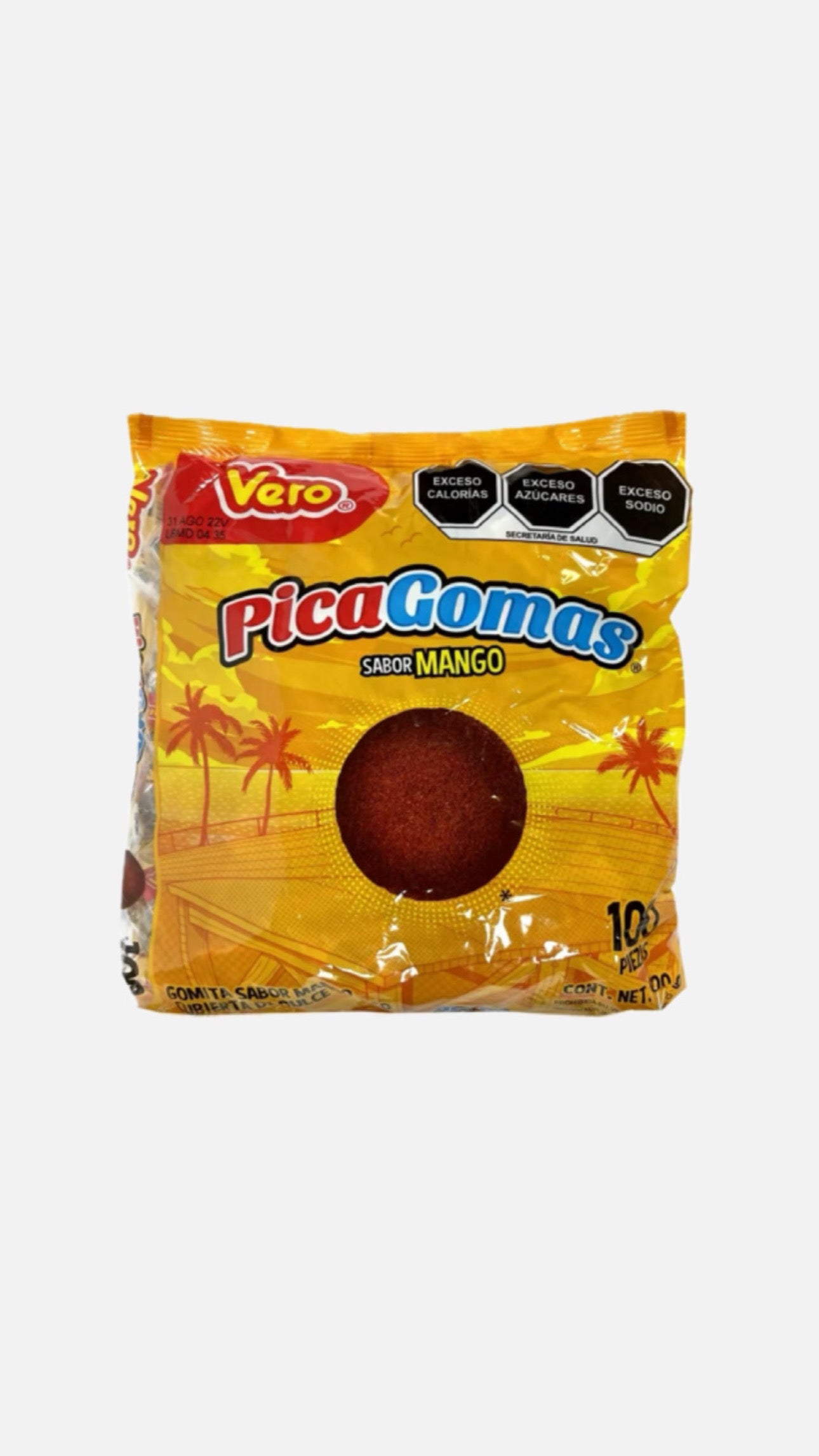 Vero Picagoma Mango 100ct – spicy mango gum candy Mexican candy