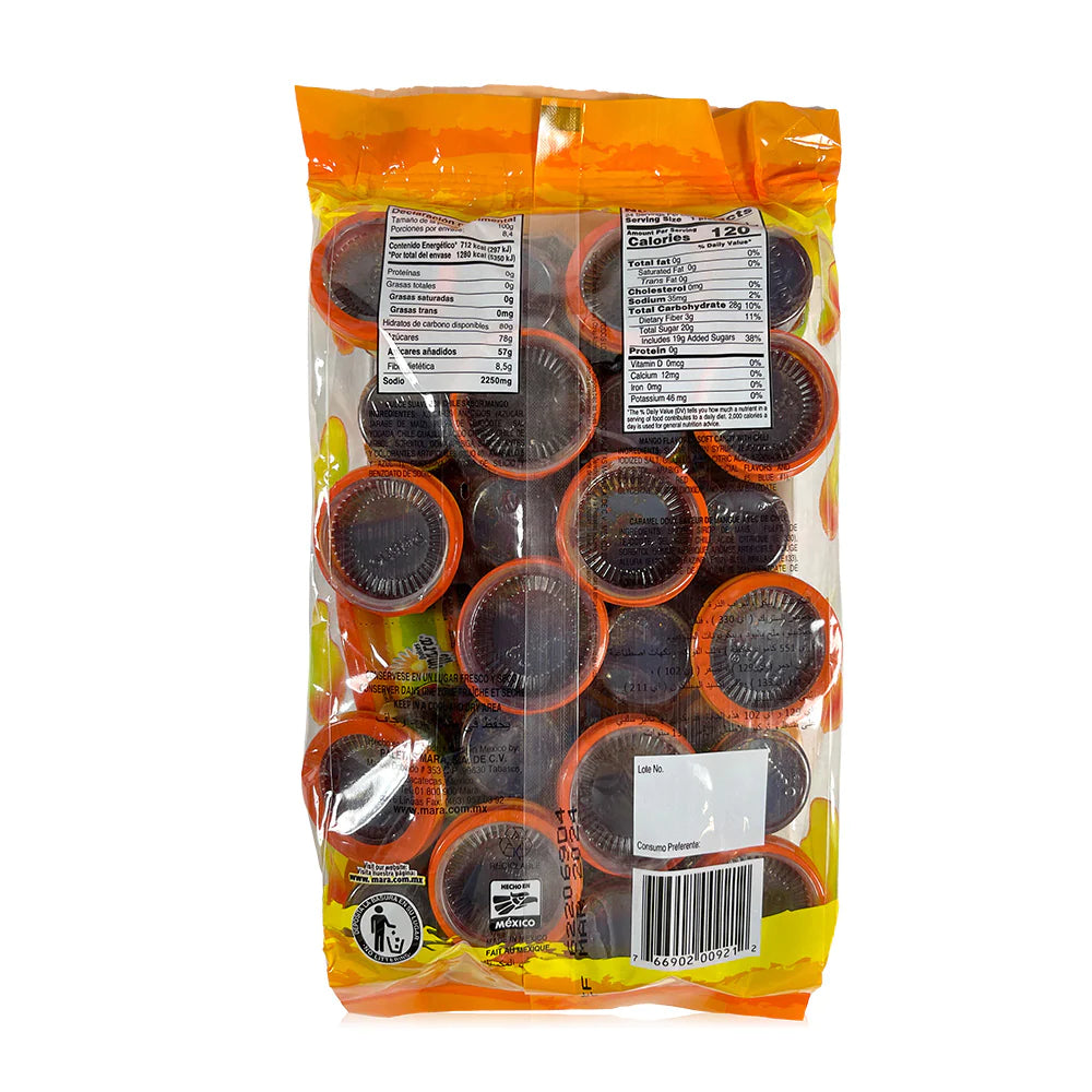 Mara Vasito Mango 35g 24Ct Mexican Candy Cups