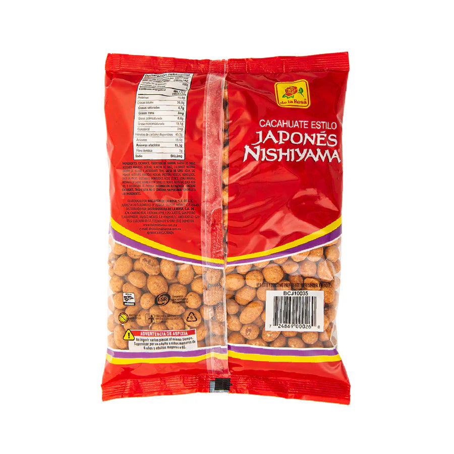 DLR Japones Nishiyama Cacahuate 900gr – crunchy coated peanuts Mexican candy