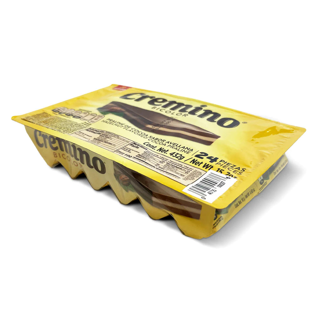 Nutresa Cremino Bicolor 24Ct Chocolate Caramelo Mexicano