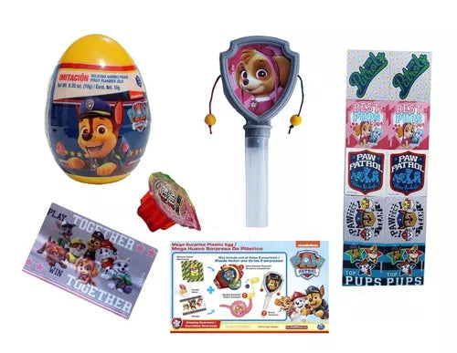 Bondy Mega Egg Paw Patrol: 6 huevos de Pascua de 30 g