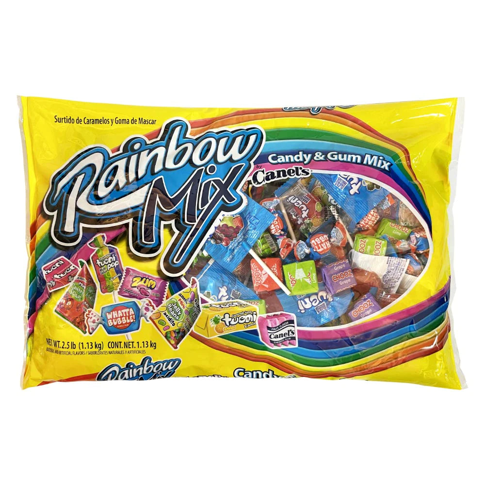 Bolsa de dulces variados Canels Rainbow Mix de 2.5 lb para fiestas mexicanas