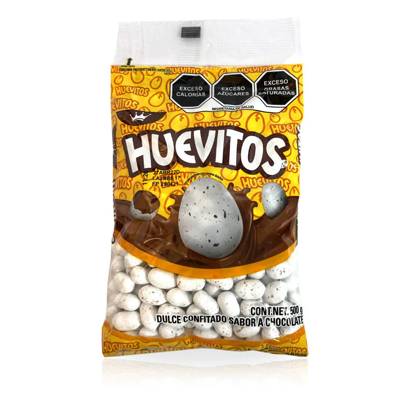 La Corona Huevitos Pinto 500g – Mexican chocolate candy eggs with crunchy shell