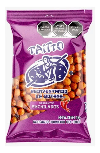 Taitto Garbanzo Enchilado 2.2lb bag – spicy Mexican chickpea snack