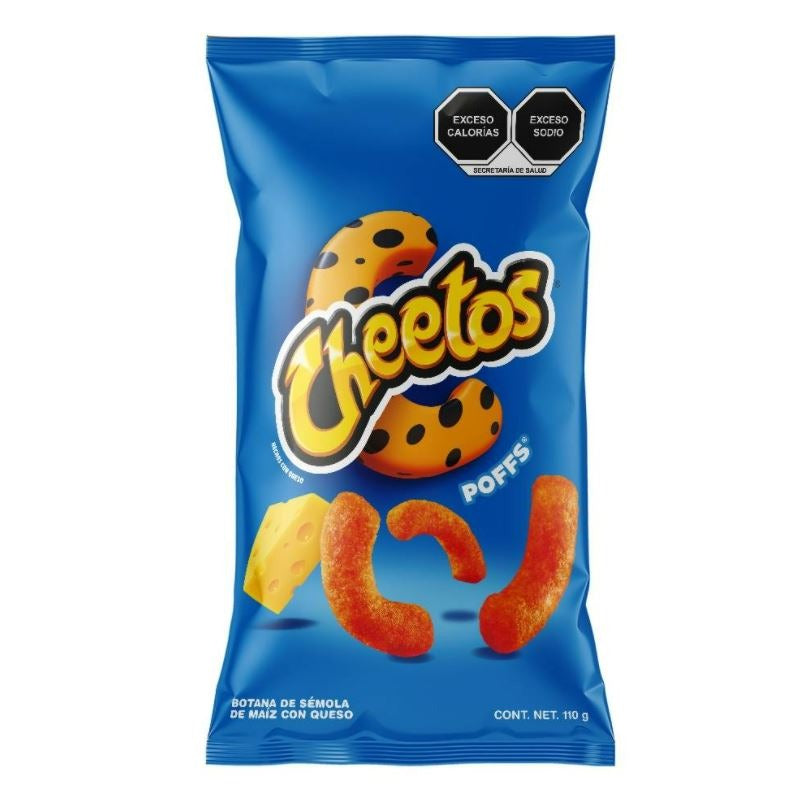 Cheetos Poffs Cheese 110 gr Mexican Snack POS - Dulceria Mexicana "El Toto"