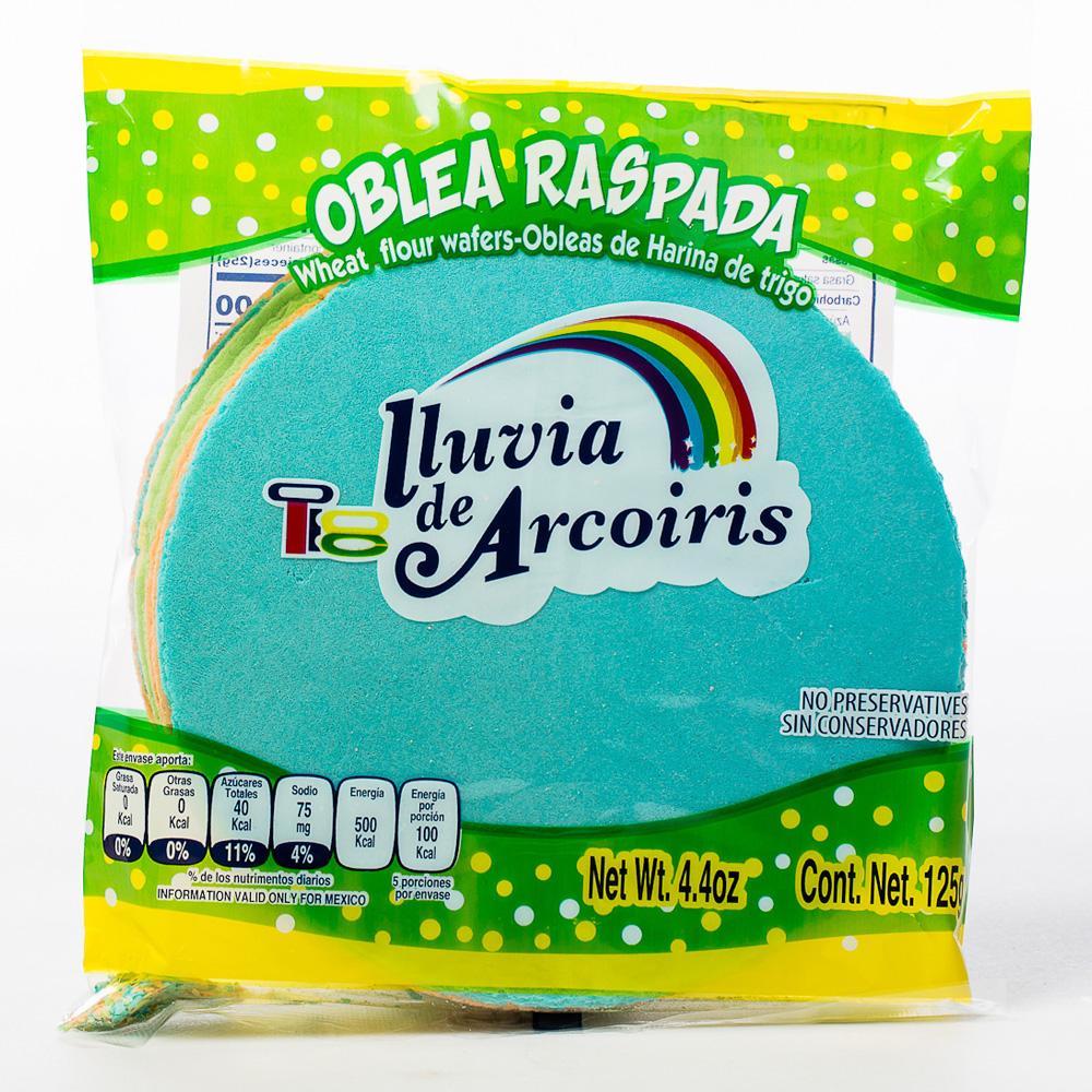 Arcoiris Raspada Wafer/Obleas 125gr – crispy Mexican candy wafers