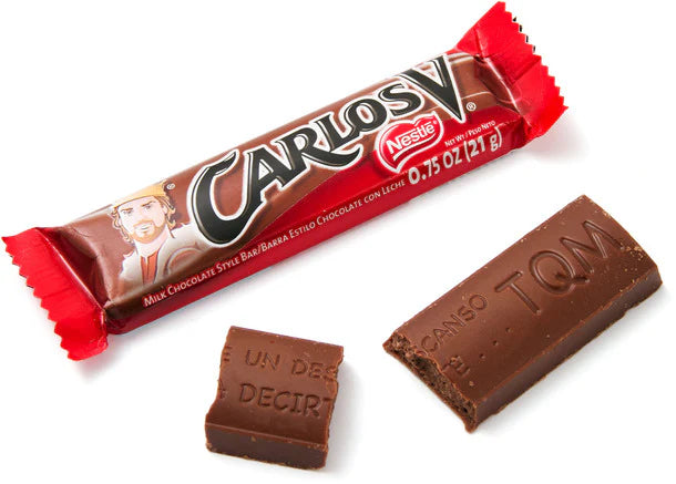 Nestle Carlos V Stick 20Ct – chocolate cookie stick Mexican candy