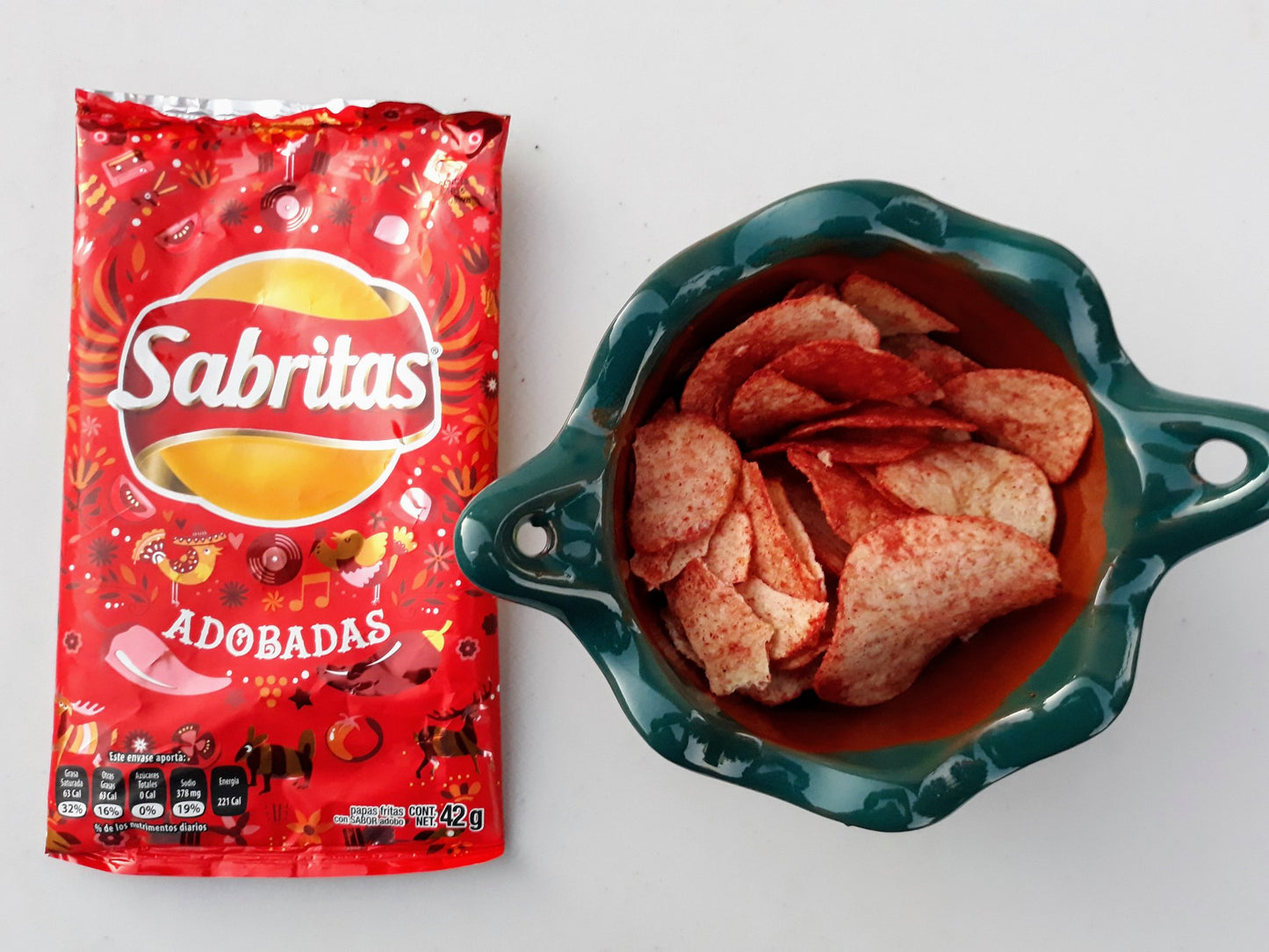 Sabritas Adobadas 105gr – spicy Mexican snack chips