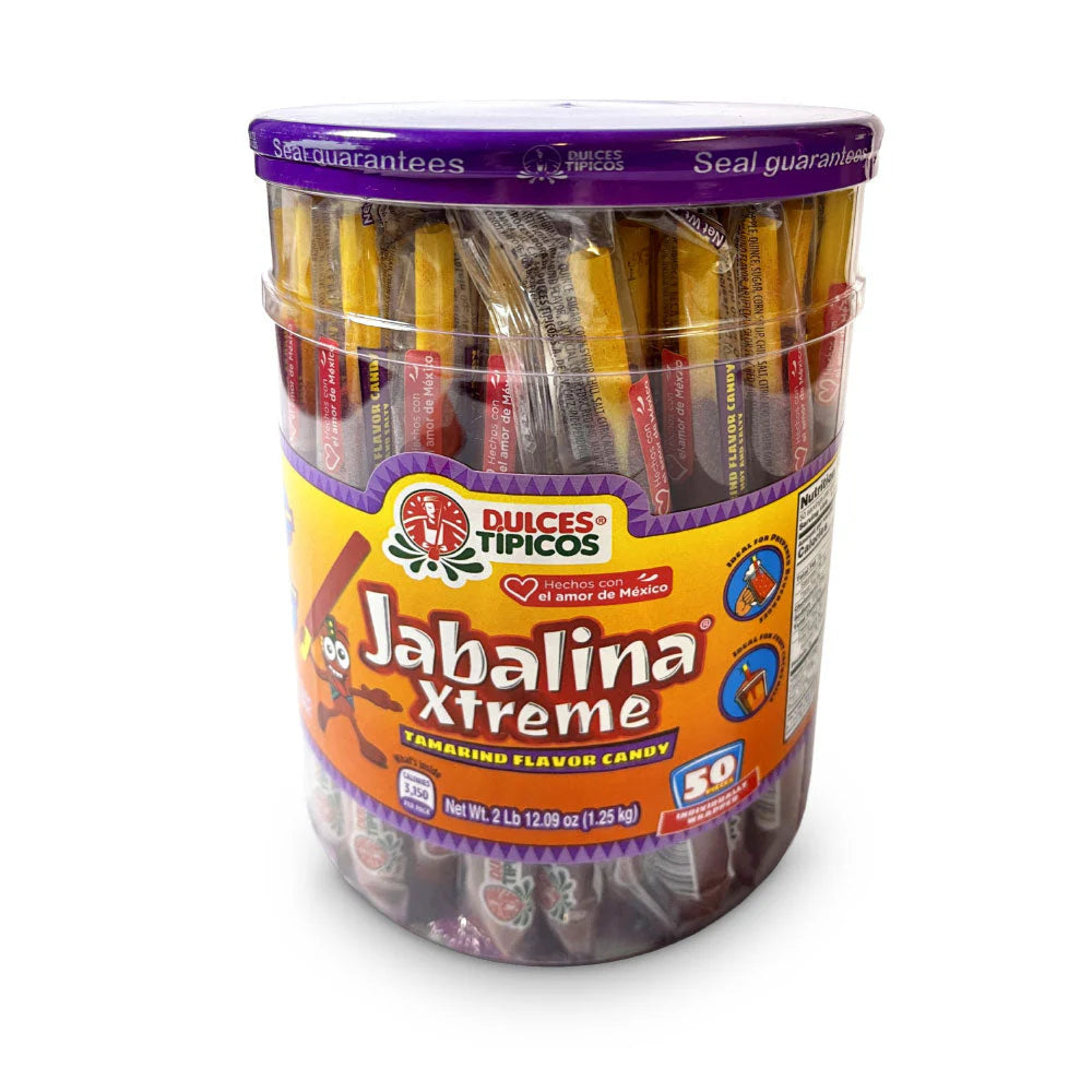 Típicos Jabalina Wrap Tamarind Sticks 50ct – Mexican tamarind candy