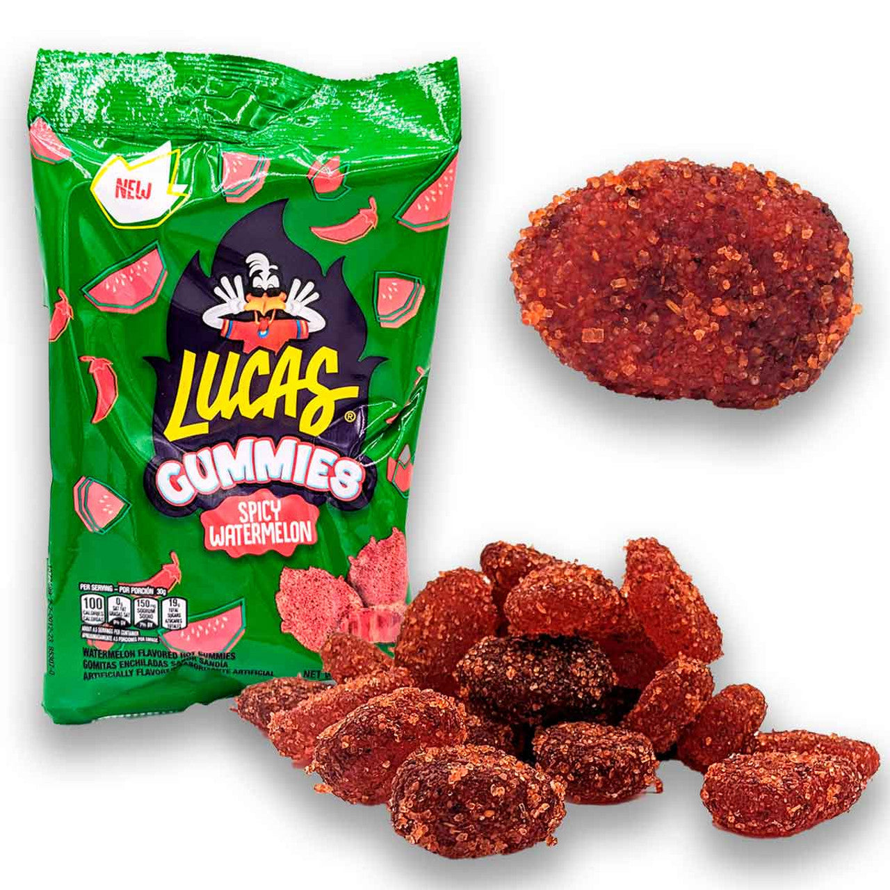 Lucas Gummies Spicy Sandia – spicy watermelon Mexican gummy candy