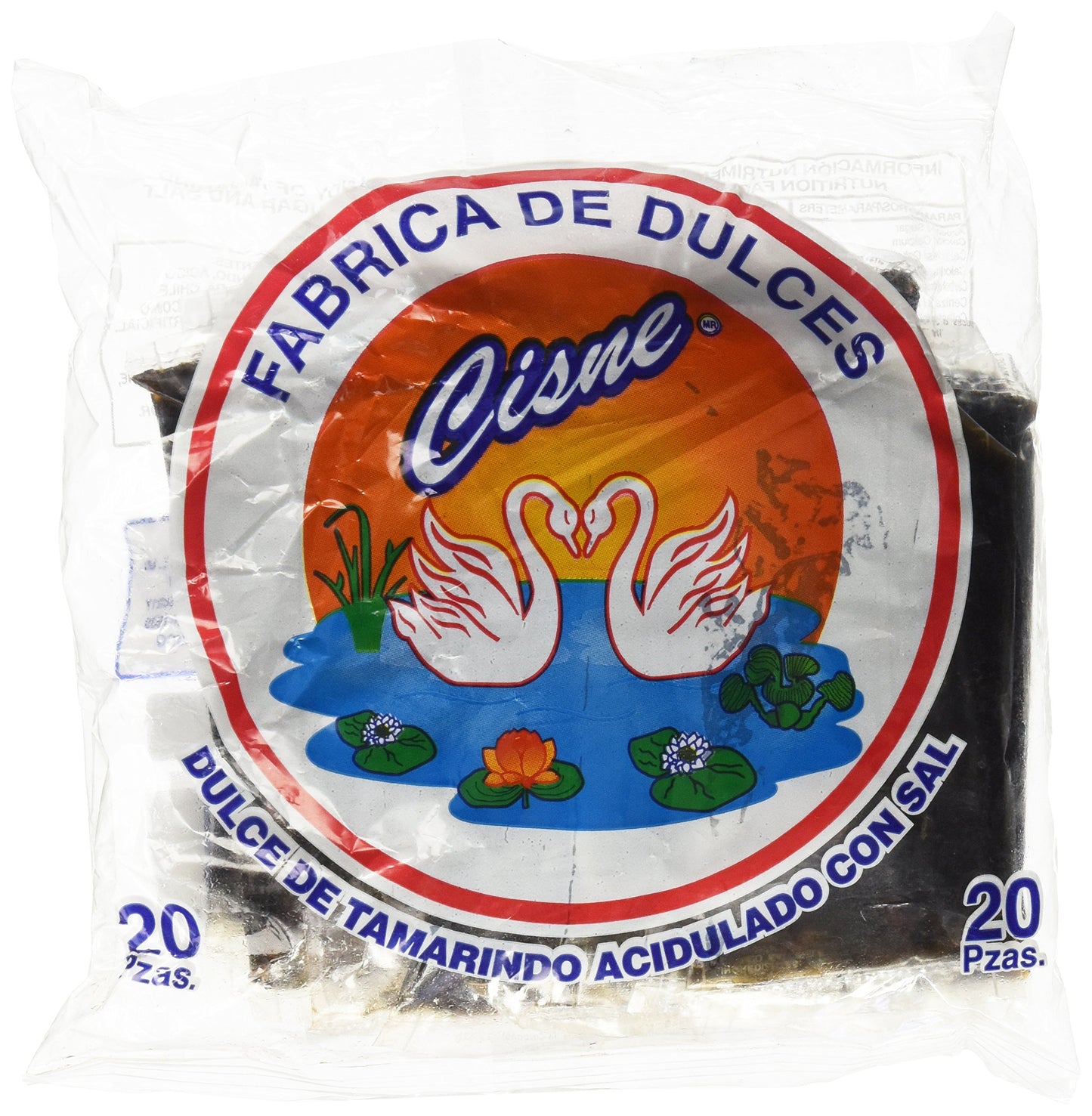 Pulpa Cisne Tamarind Pulp 20ct Mexican candy packs