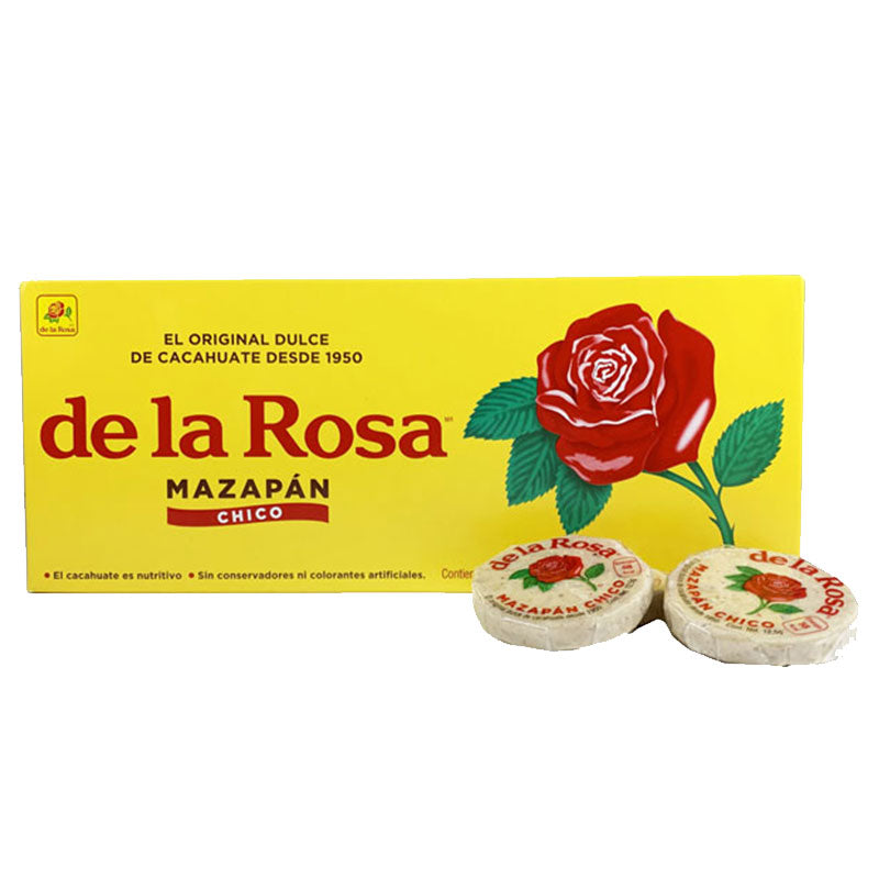 De La Rosa Mazapan Chico 12.5g 60ct – small Mexican peanut candy
