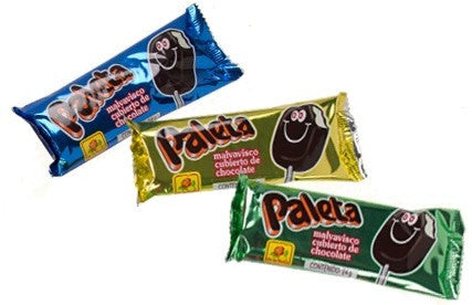 Paletón De La Rosa Bombón: 17 oz, 1 lb, 1 oz, 20 unidades de golosinas de malvavisco cubiertas de chocolate