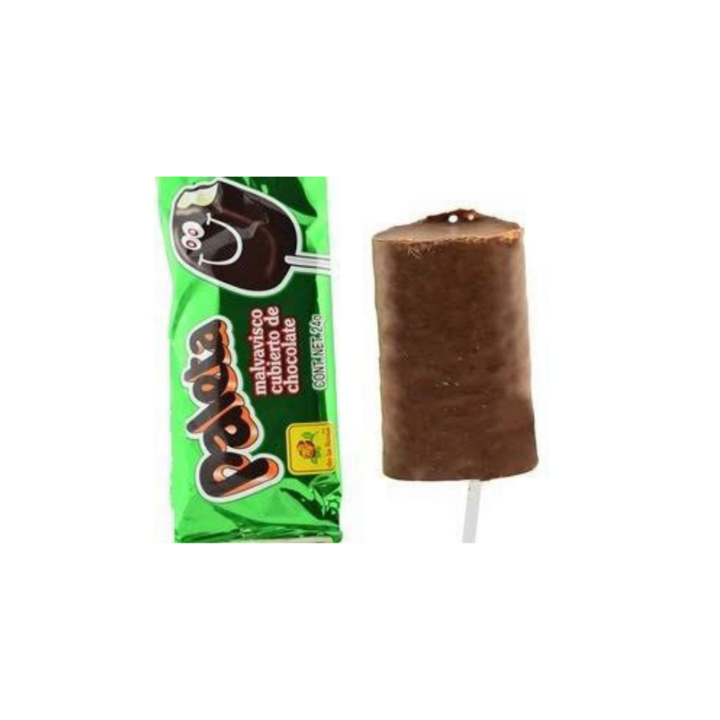 Paletón De La Rosa Bombón: 17 oz, 1 lb, 1 oz, 20 unidades de golosinas de malvavisco cubiertas de chocolate