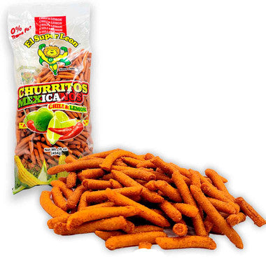 El León Churro Chile Lime Mexican Churritos Snack