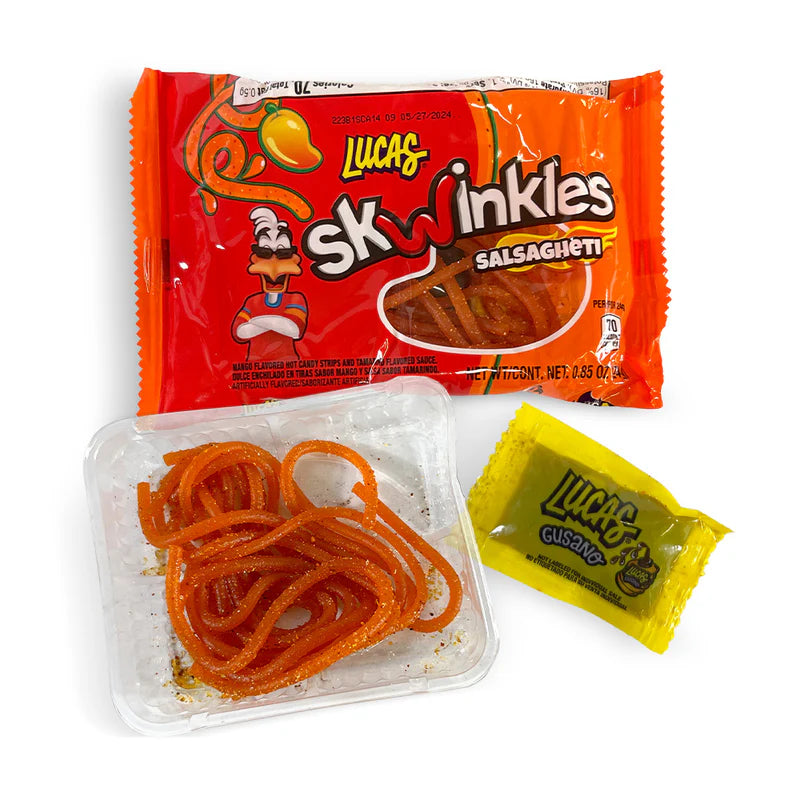 Lucas Salsaghetti Mango 12ct Mexican Candy