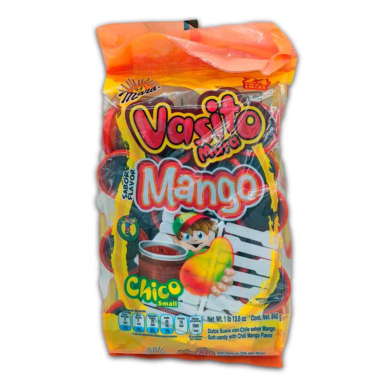 Mara Vasito Mango 35g 24Ct Mexican Candy Cups