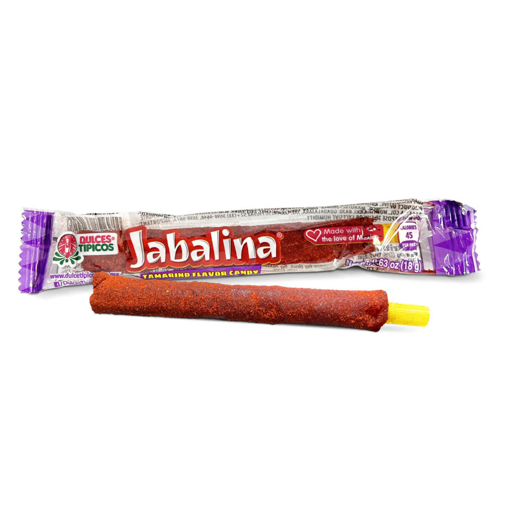 Tipicos Jabalina Tamarind Mini 40ct – tamarind covered candy sticks Mexican candy