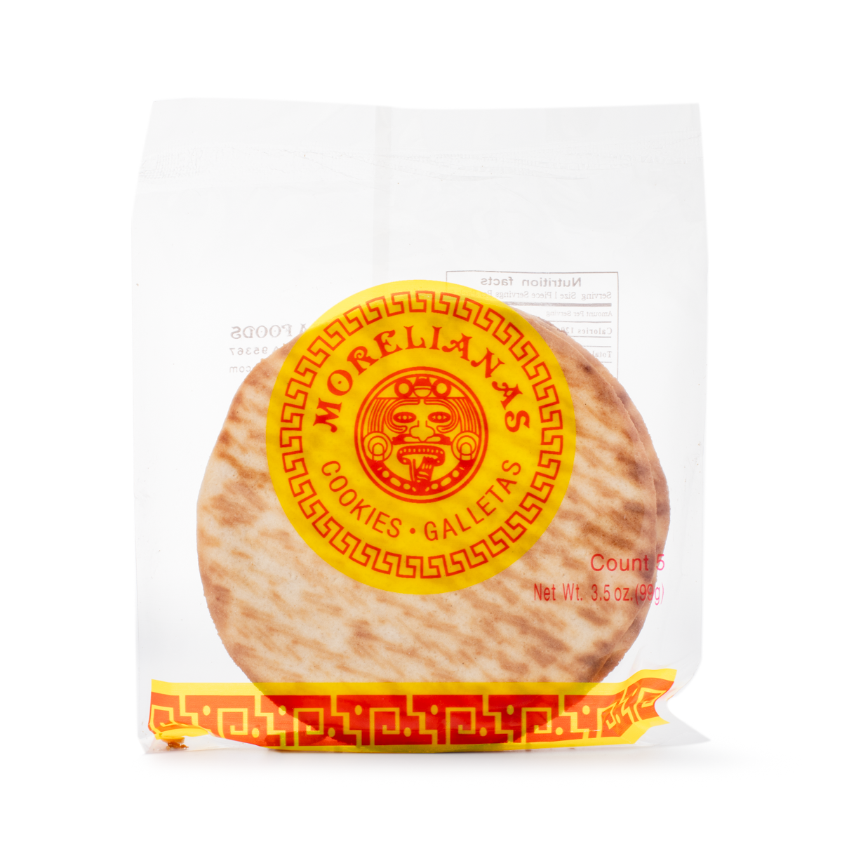 Morelianas Galletas Cookies 5ct – buttery sugar Mexican sweet cookies