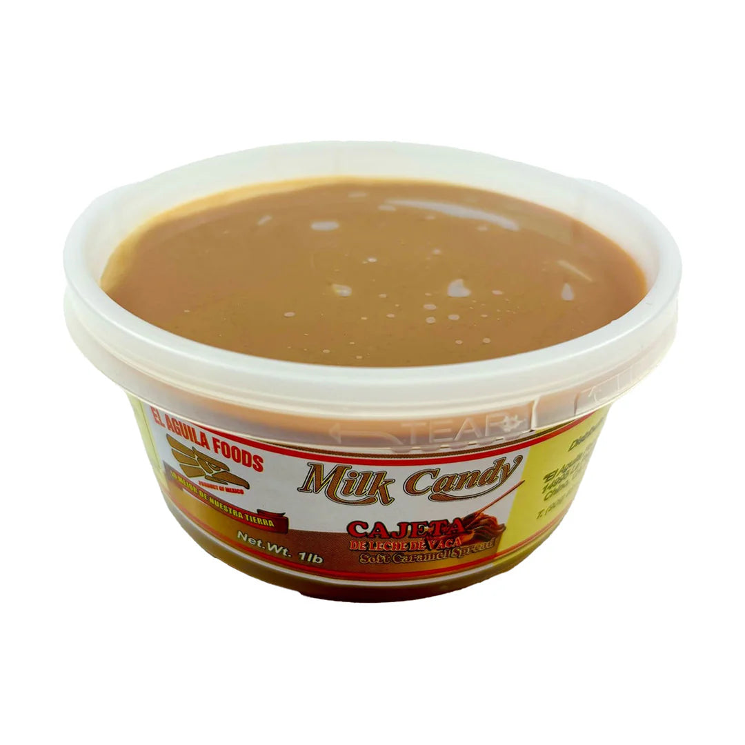 el aguila cajeta 1lb tub mexican goat milk caramel spread