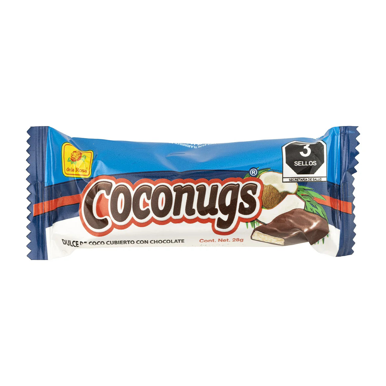 De La Rosa Coco Nugs (12ct Box) – Chocolate Coconut Candy