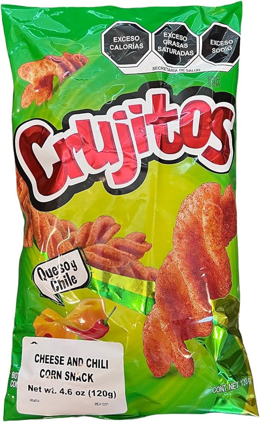 Crujitos Limon/Chile 120gr Mexican Snacks POS - Dulceria Mexicana "El Toto"