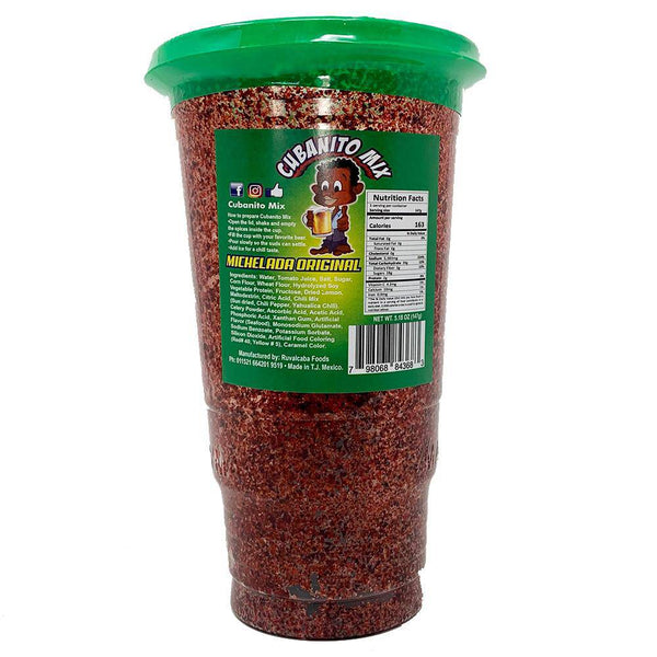Michelada Cubanito Original/Tamarind Candy Mexican Drink