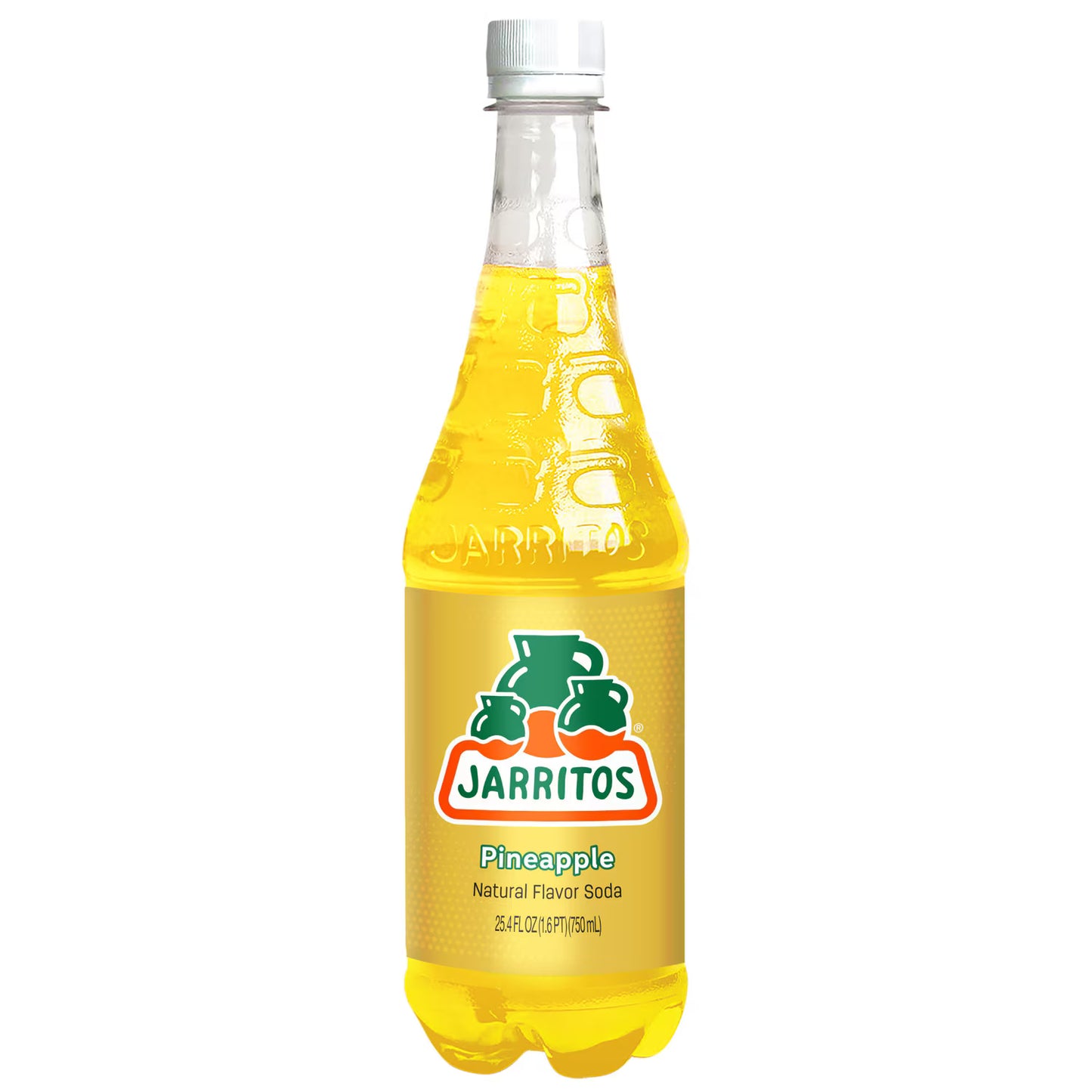 jarritos pineapple soda 750ml authentic Mexican soft drink bottle