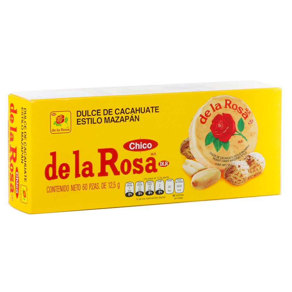 De La Rosa Mazapan Chico 12.5g 60ct – small Mexican peanut candy