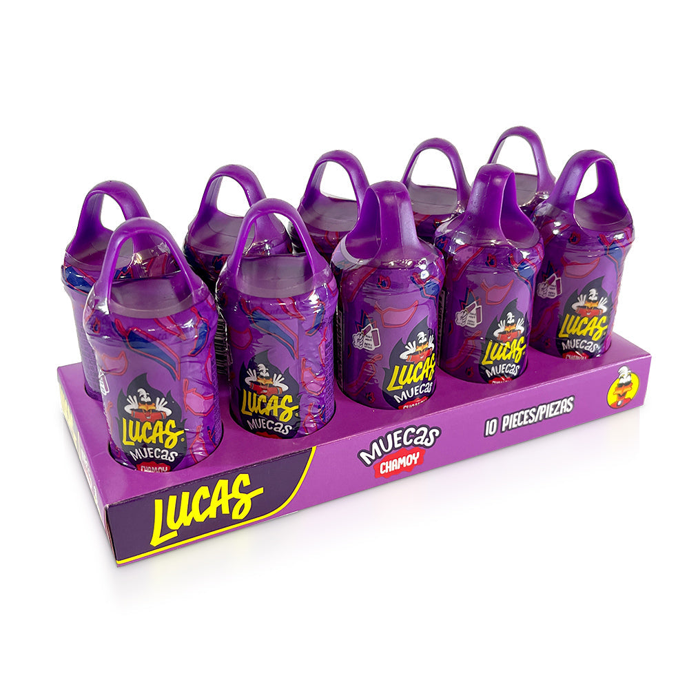 Lucas Muecas Chamoy 10ct Mexican Lollipops