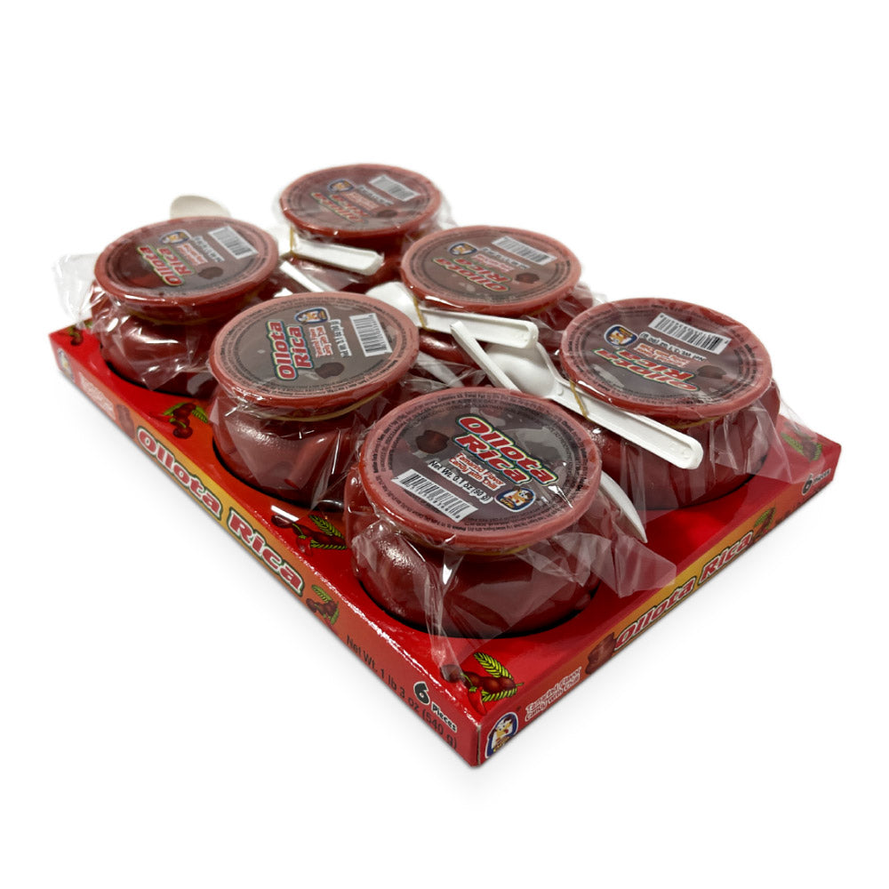 Tipicos Ollota Rica tamarind jar candy – 6-count Mexican treat