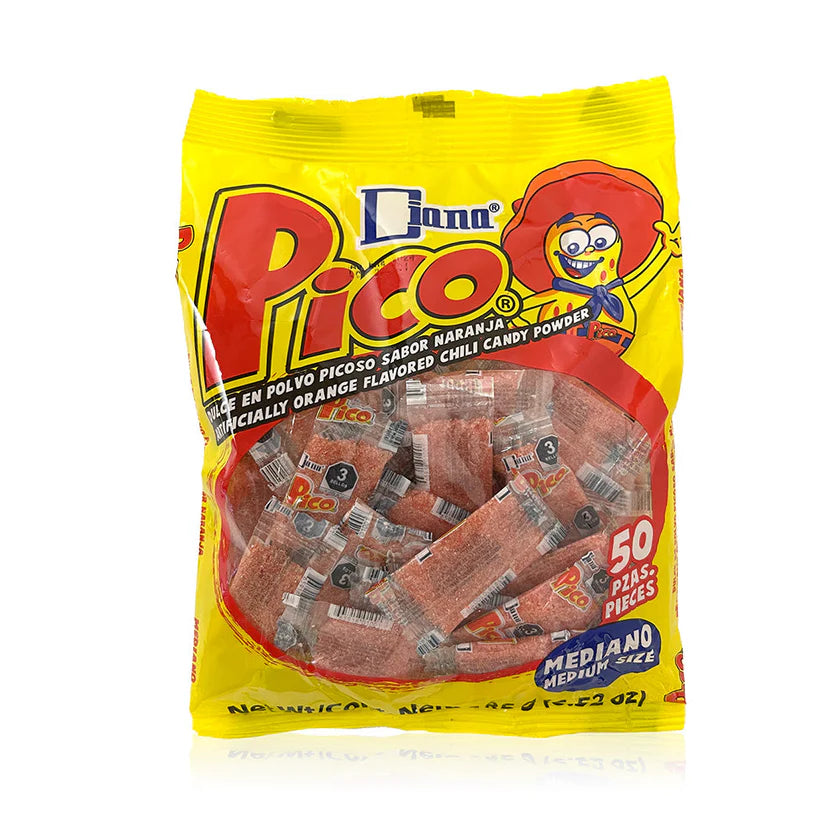 diana pico chili powder candy orange flavor 50ct authentic Mexican candy