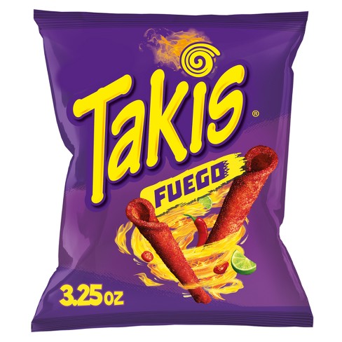 Takis Fuego 3.2oz spicy rolled Mexican chips