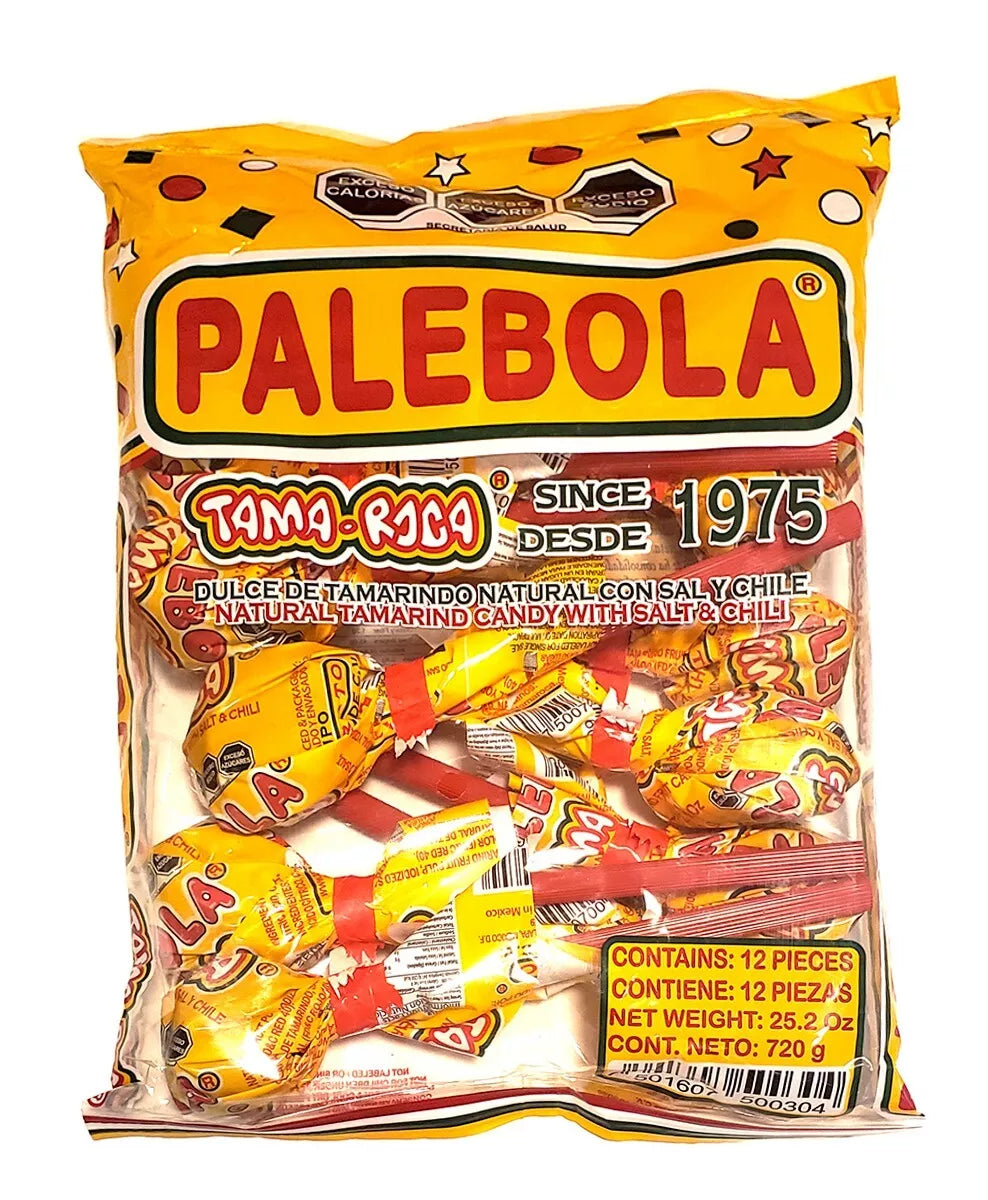 Tamaroca Palebola 12ct – tamarind lollipops Mexican candy