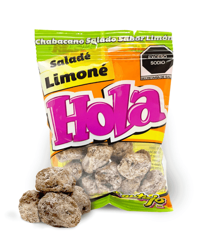 Hola Saladitos Limon/Lemon 12 ct Mexican Candy