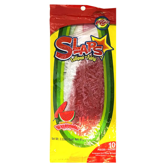 Pigui Cachetada Sandia 10Ct Watermelon Slap Mexican Candy