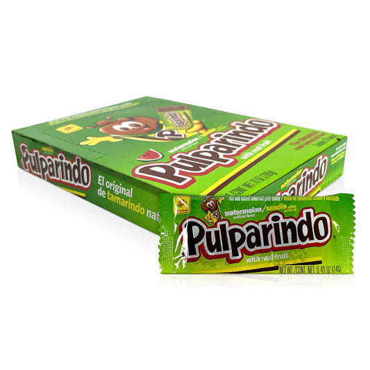 Pulparindo Sandia 10oz 20Ct Watermelon/Tamarind  Mexican Candy