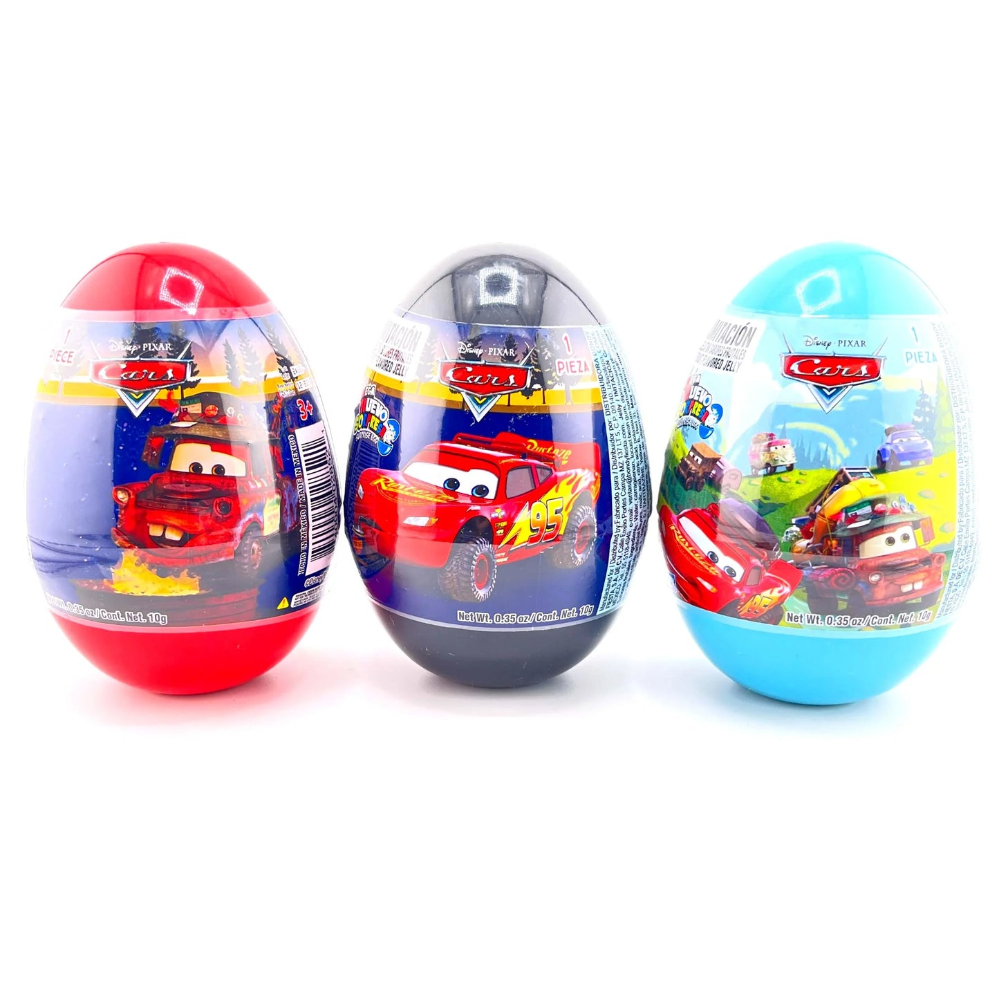 Bondy Mega Egg Cars 6Ct Easter Eggs