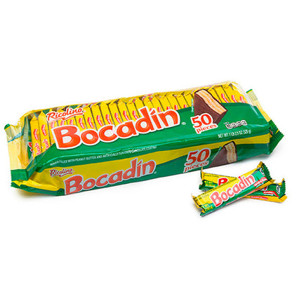 Bocadin 50ct Wafer Covered Chocolate Mexican Candy