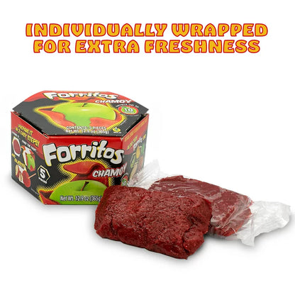 Zumba Pica Forritos Chamoy 5Ct Apple Wrap Mexican Candy