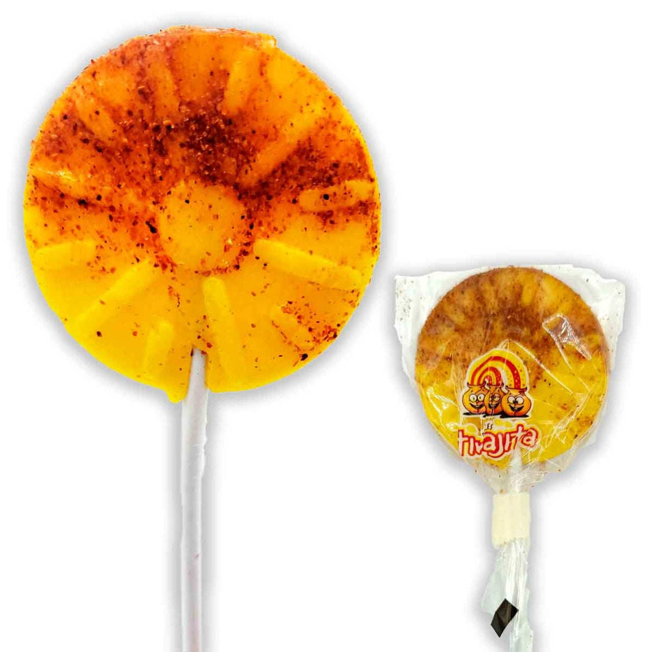 Tinajita Paleta  Piña C/Chile 20Ct Pineapple/Chili Lollipop Mexican Candy