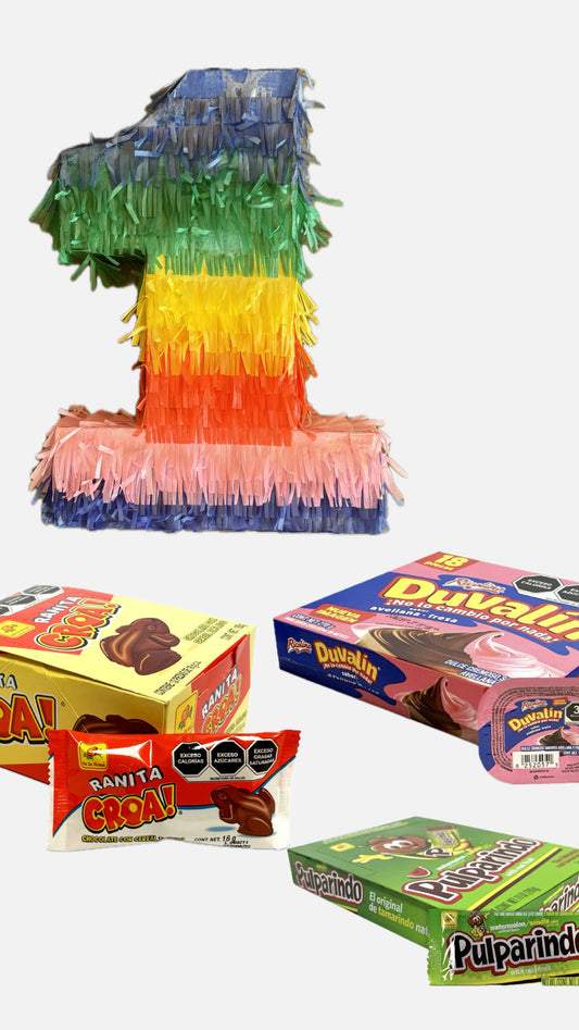20” #1 Pinata & Mexican Candy Bundle Set