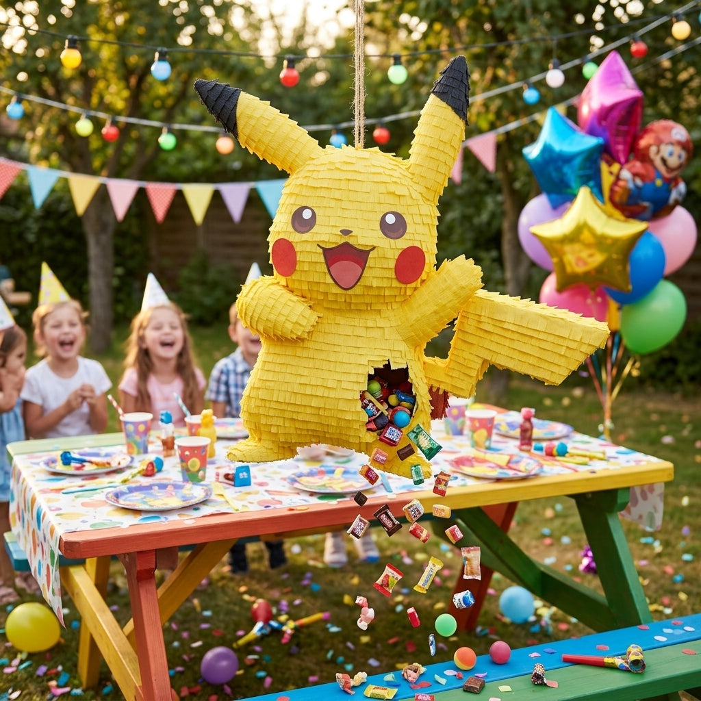 Pikachu Piñata – 20 Inch Handmade Character Birthday Party Piñata