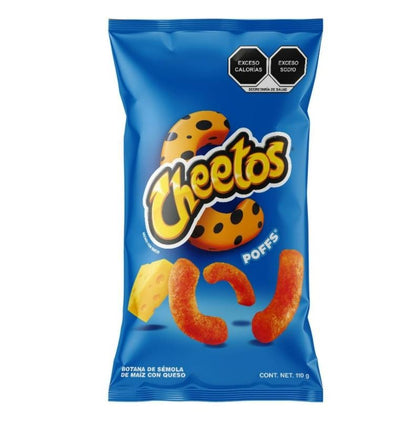 Cheetos Poffs Cheese 110 gr Mexican Snack