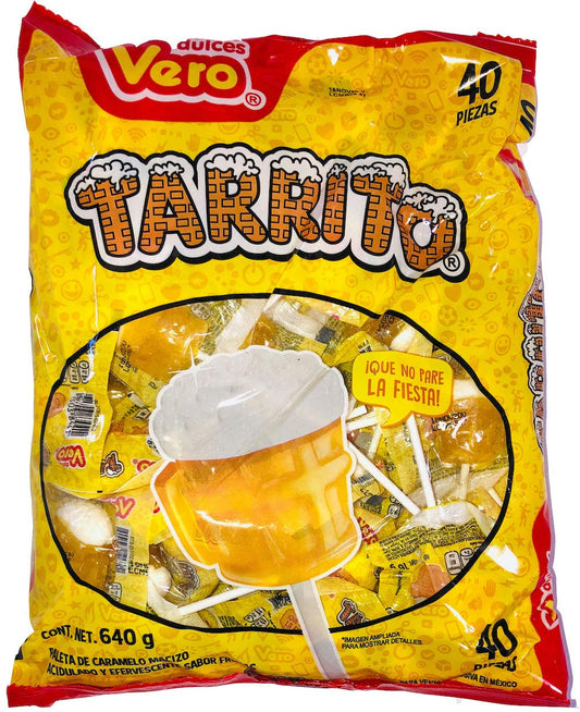 Vero Paleta Tarrito 40ct Lollipop Mexican Candy