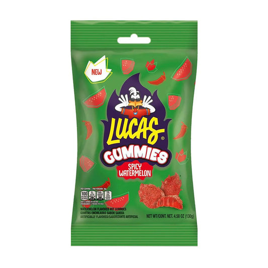 Lucas Gummies Spicy Sandia – spicy watermelon Mexican gummy candy


